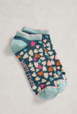 White Stuff White Stuff- 445155 Heart Print trainer bas SS26