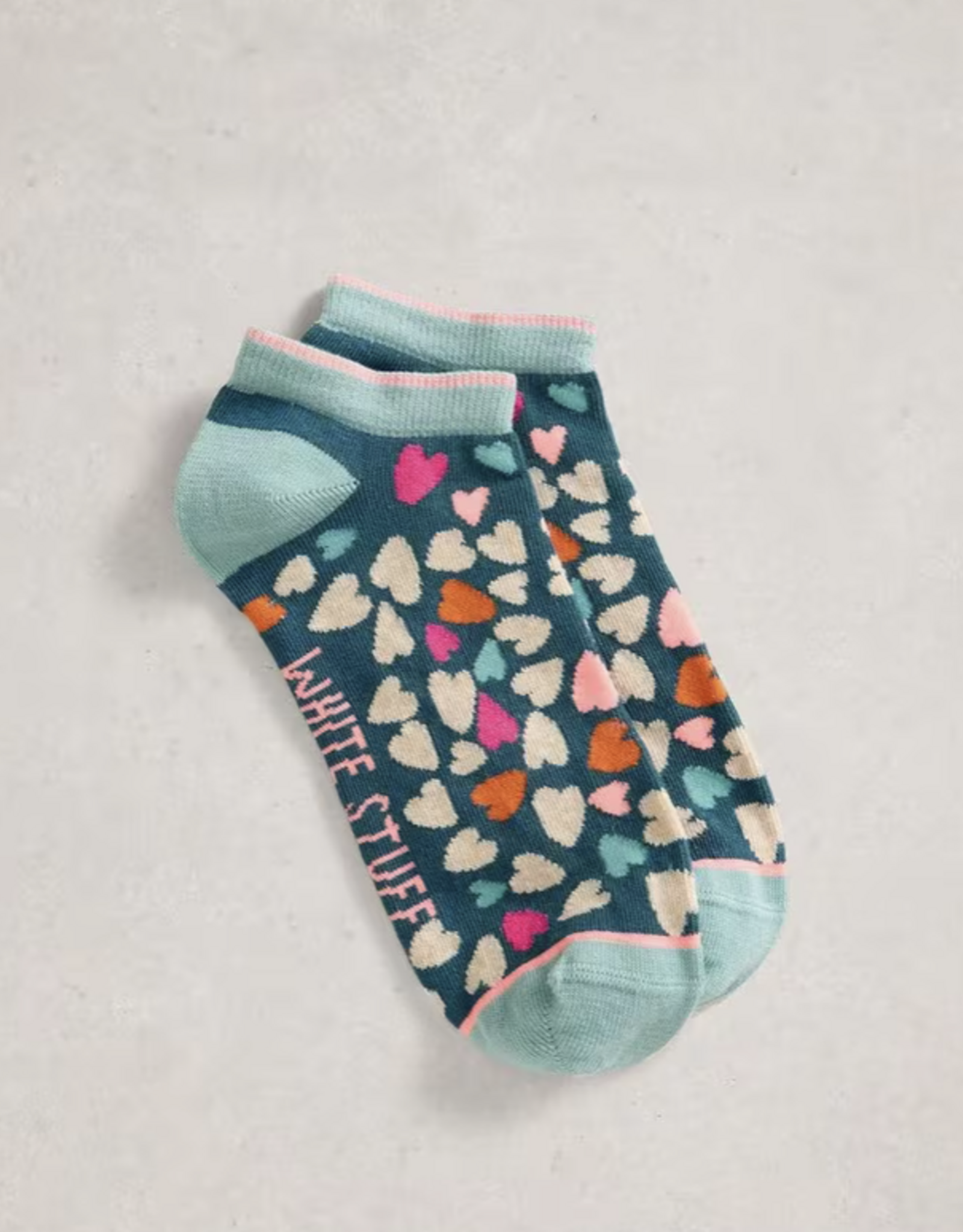 White Stuff White Stuff- 445155 Heart Print trainer bas SS26