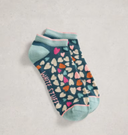 White Stuff White Stuff- 445155 Heart Print trainer bas SS26