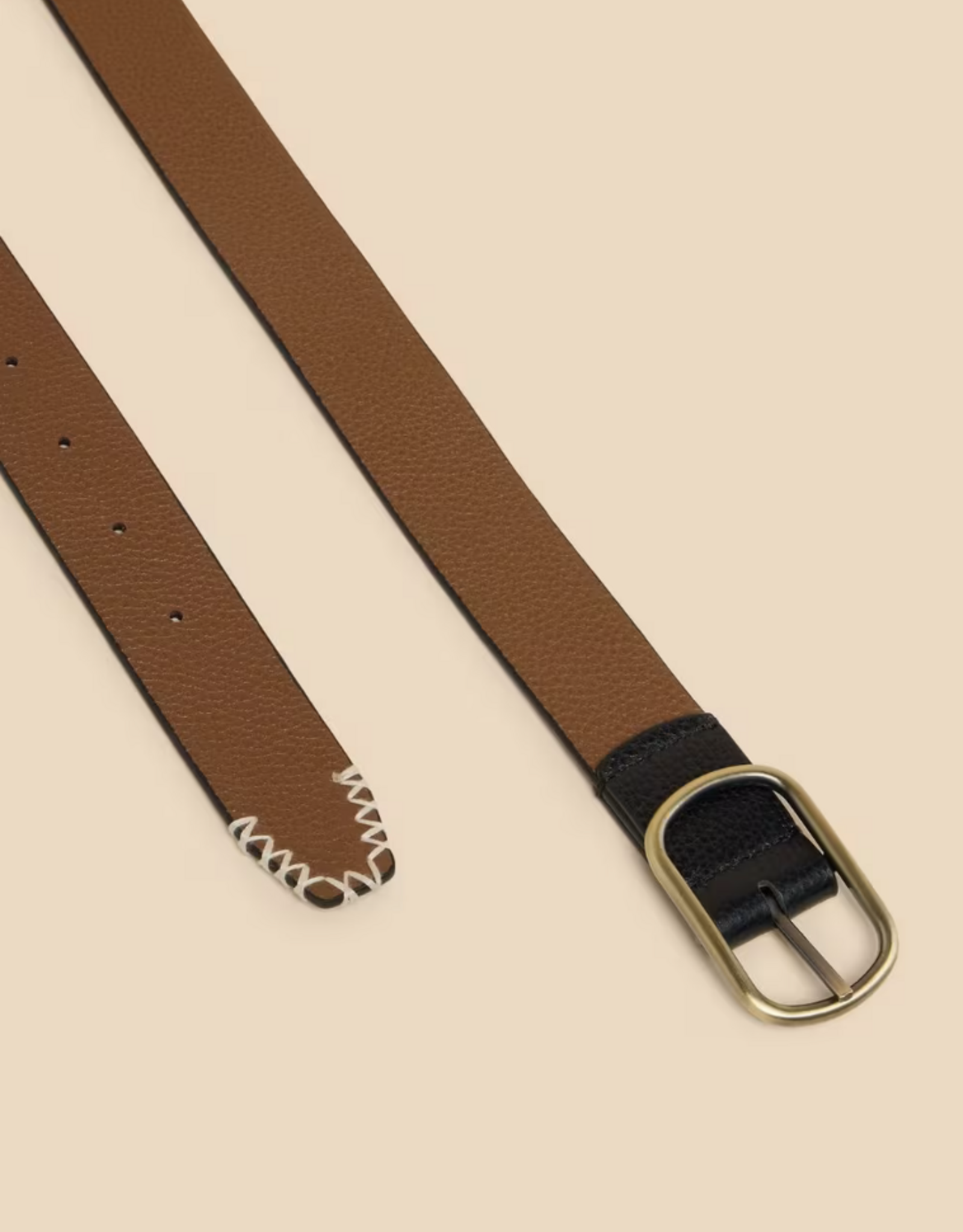 White Stuff White Stuff- 440903 Reversible ceinture cuir SS26