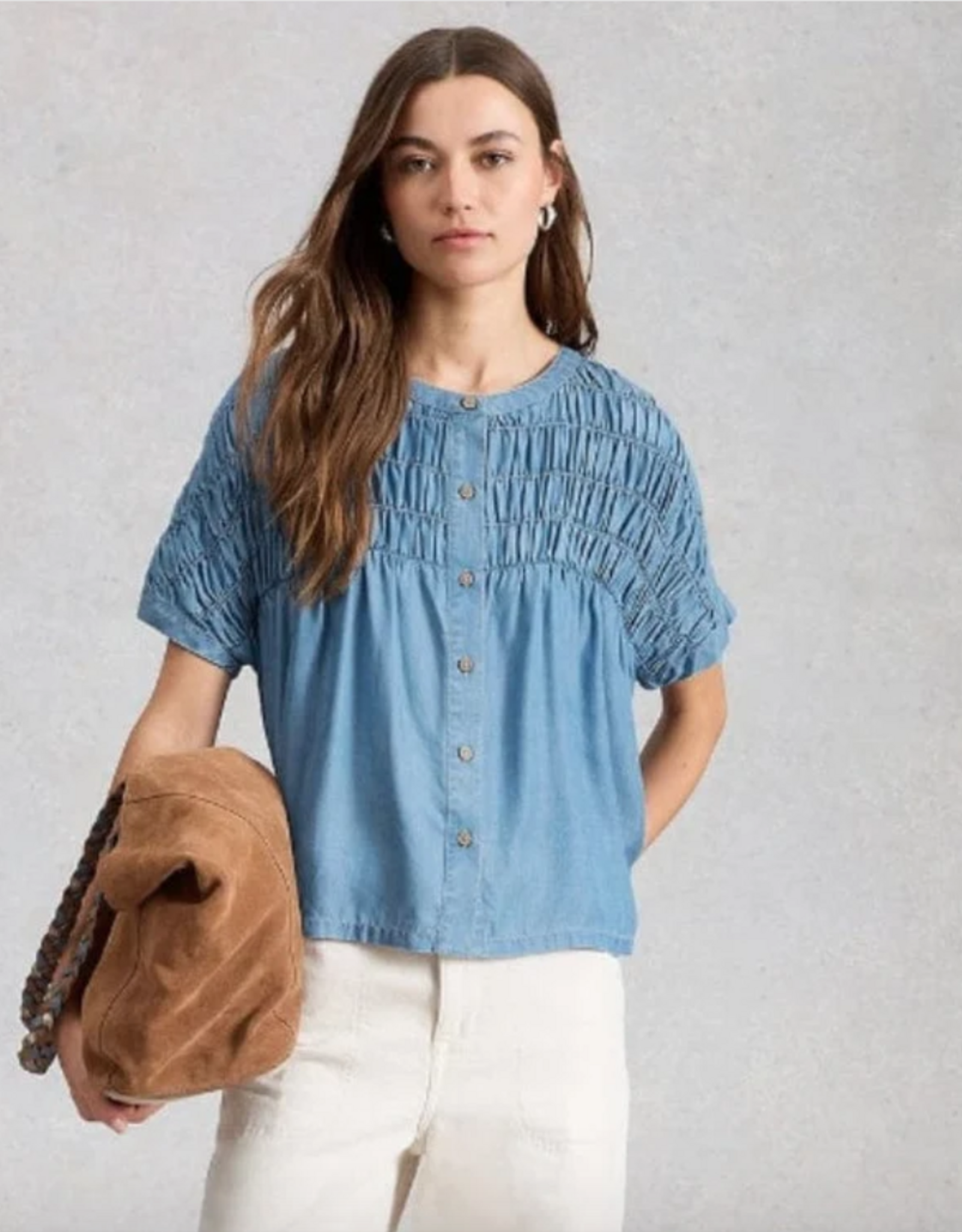 White Stuff White Stuff - 445592 Tammie Chambray Shirt SS26