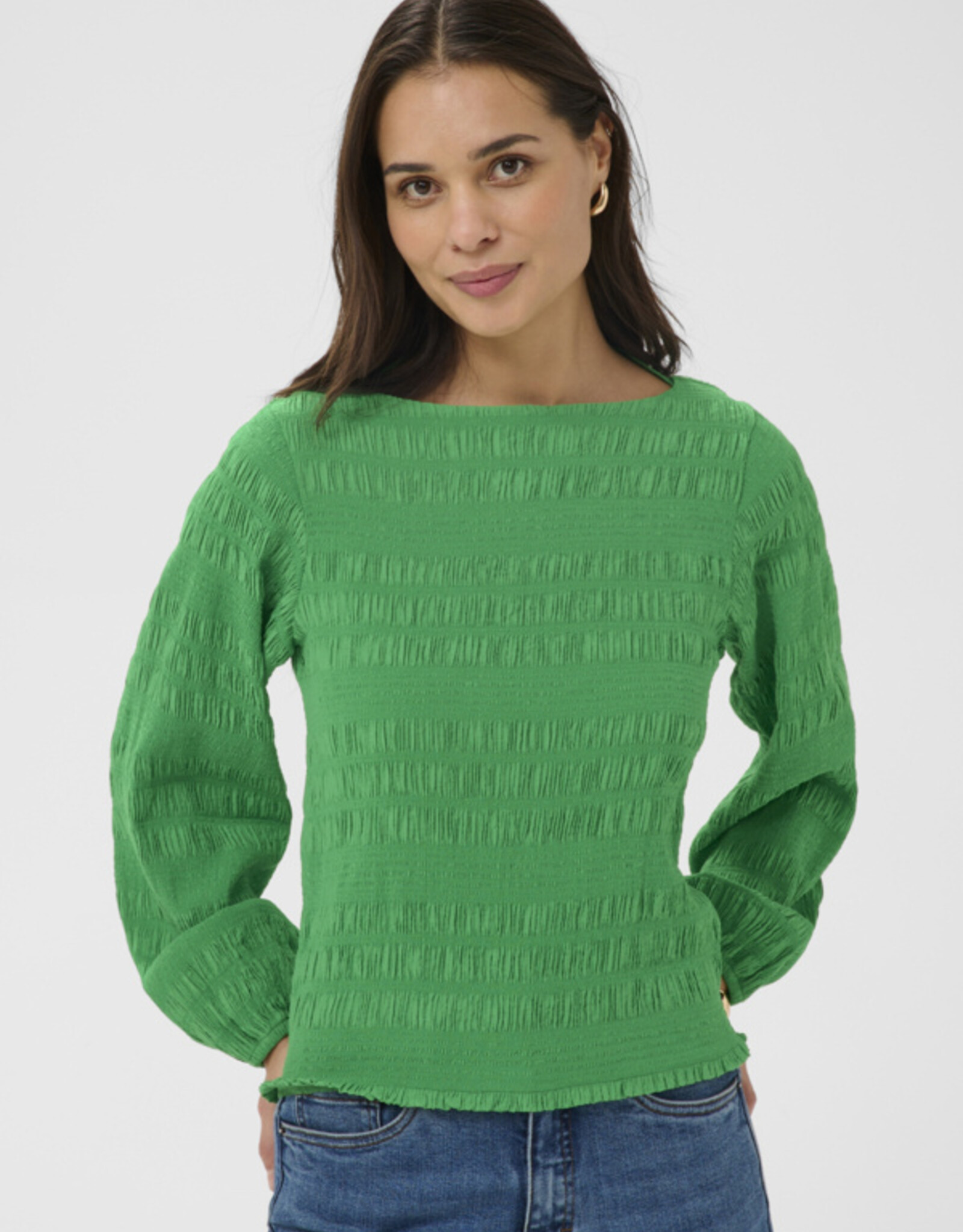 Kaffé Kaffé- Kakourtney (2clrs)blouse SS26