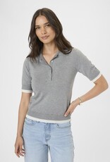 Kaffé Kaffé- Kalizza Contrast polo knit SS26