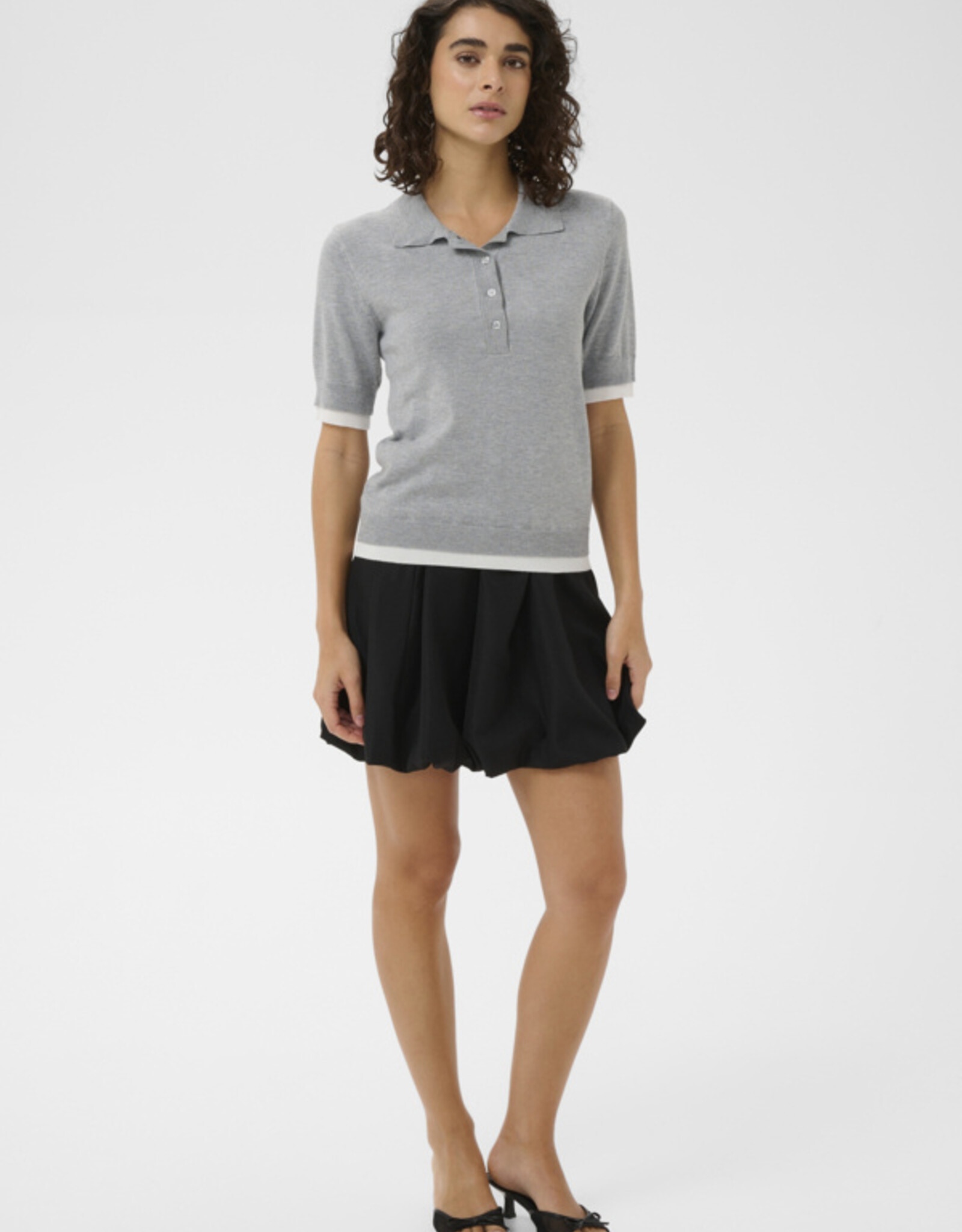 Kaffé Kaffé- Kalizza Contraste polo haut SS26