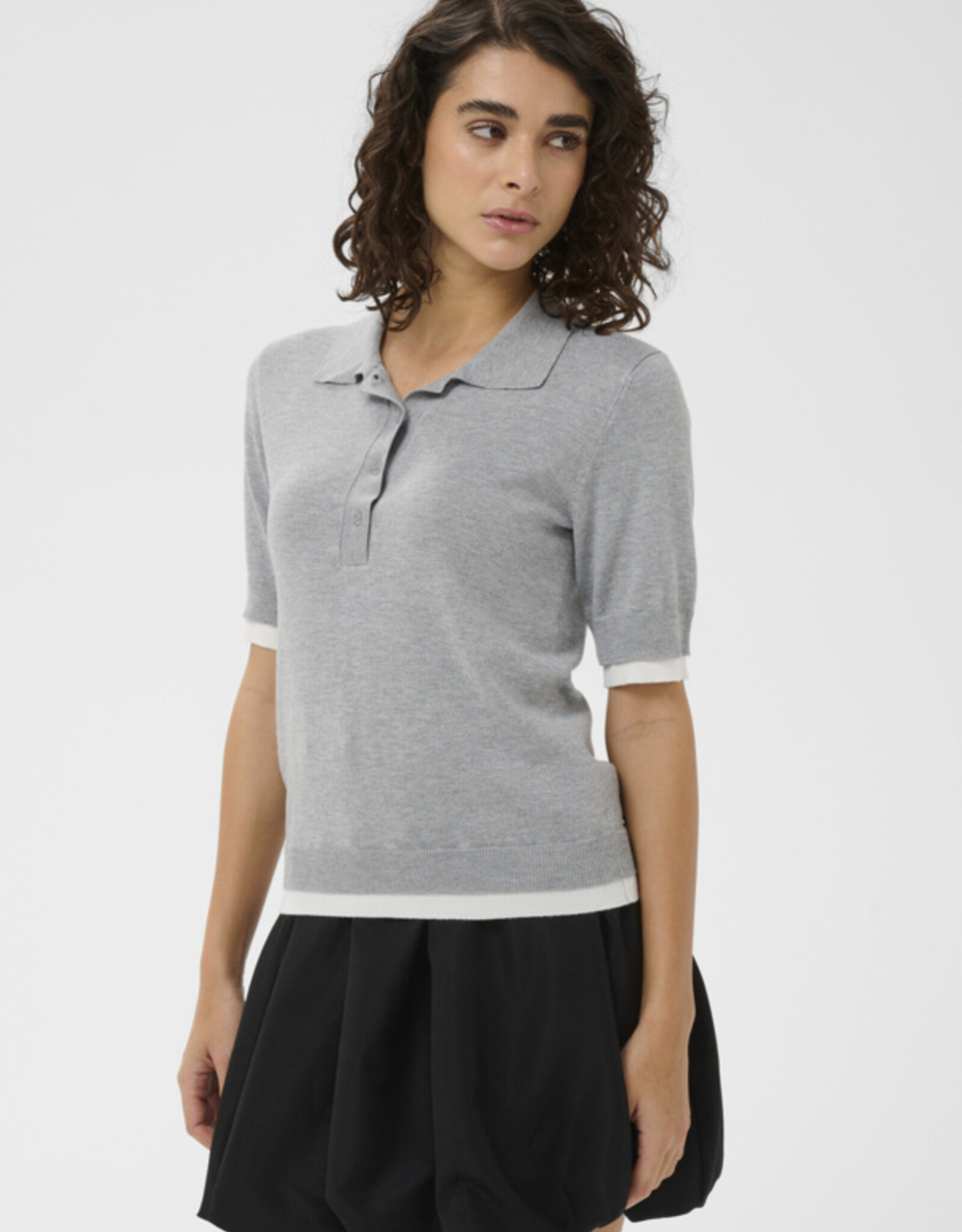 Kaffé Kaffé- Kalizza Contraste polo haut SS26