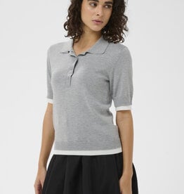 Kaffé Kaffé- Kalizza Contrast polo knit SS26