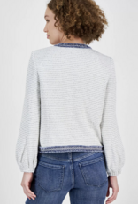 Liverpool Liverpool- LM1b46uq21  Veste Surpiqûres Bleues détails SS26