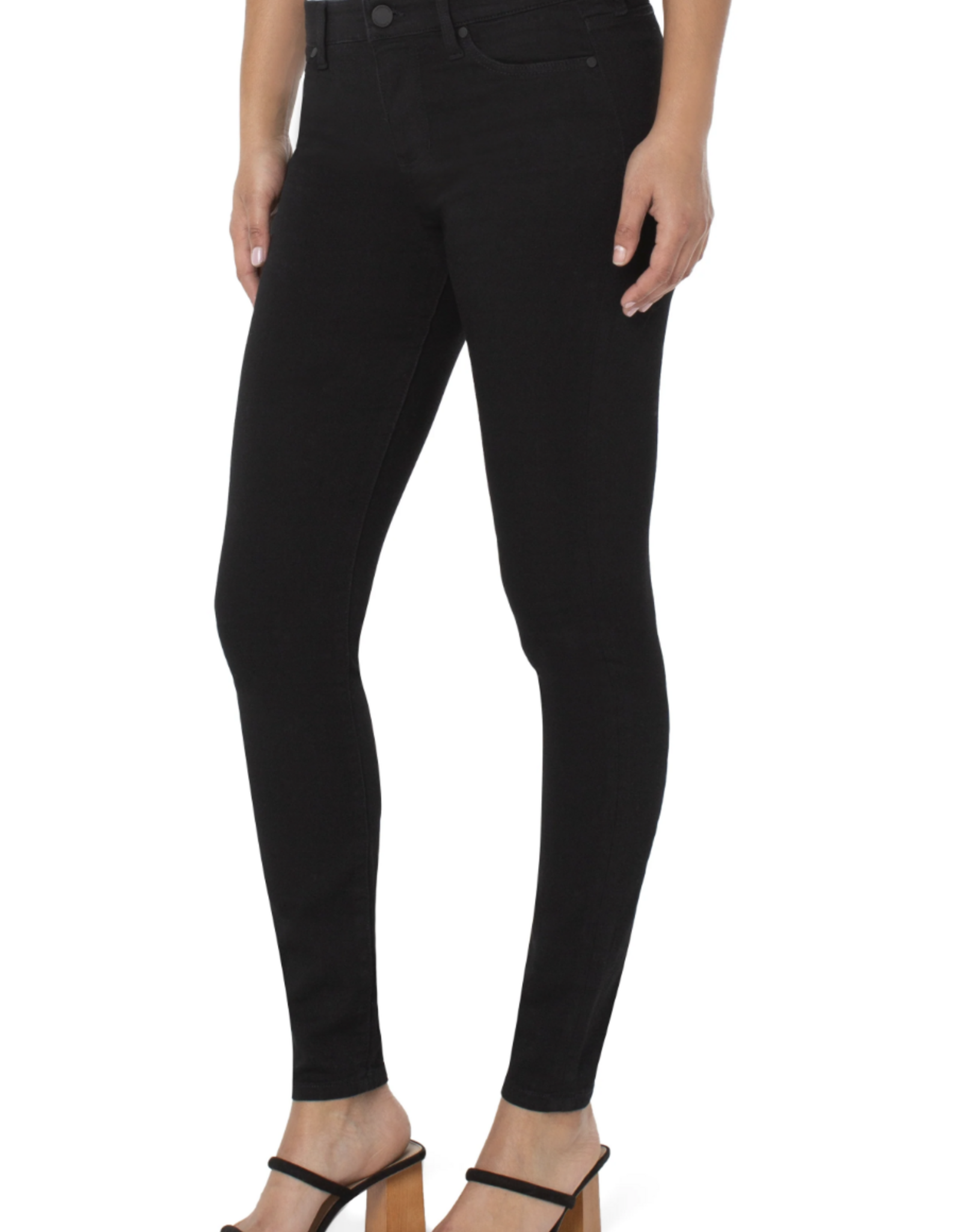 Liverpool Liverpool - LM2000F62F Abby SKinny 30'' Black rinse SS26