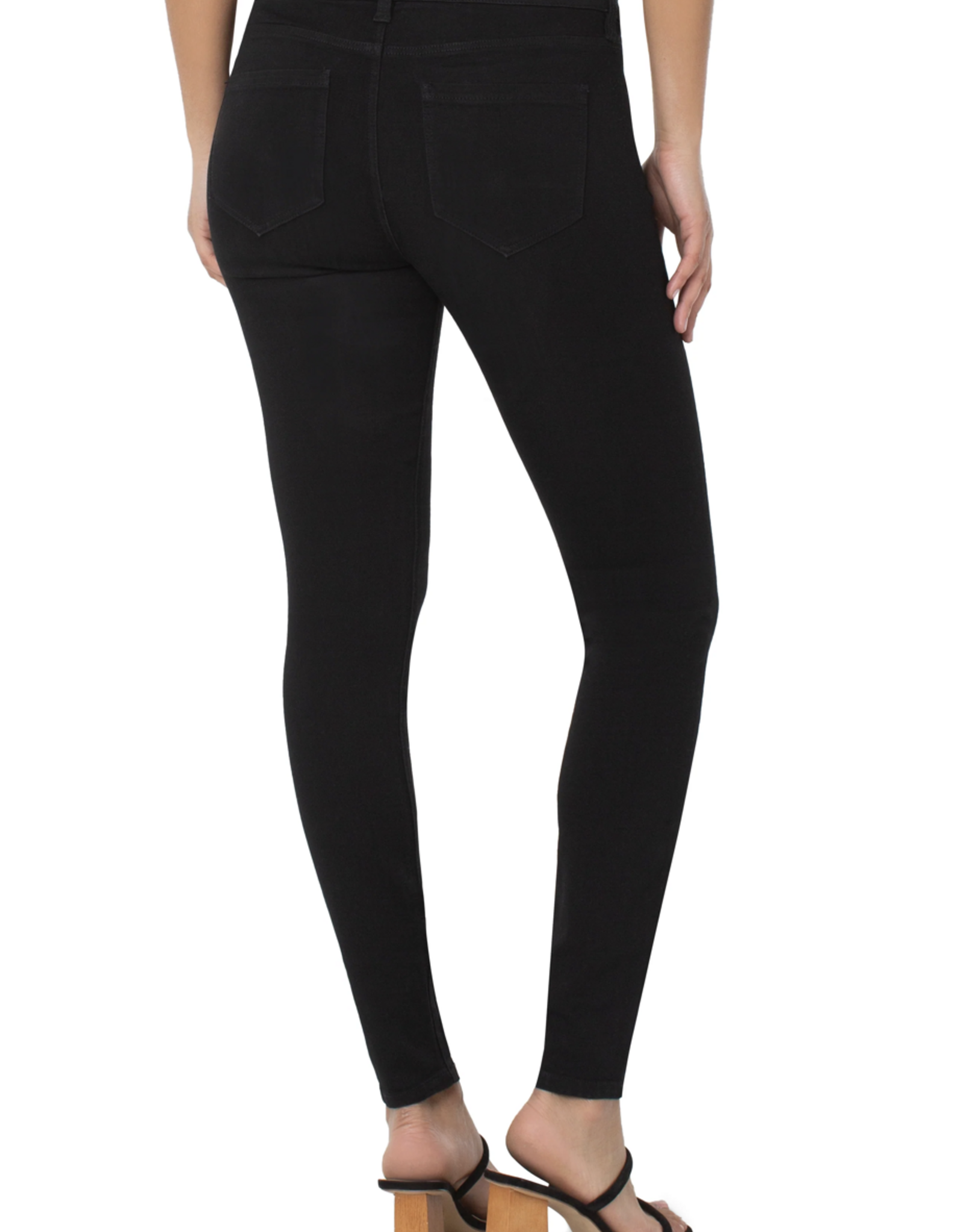 Liverpool Liverpool - LM2000F62F Abby SKinny 30'' Black rinse SS26