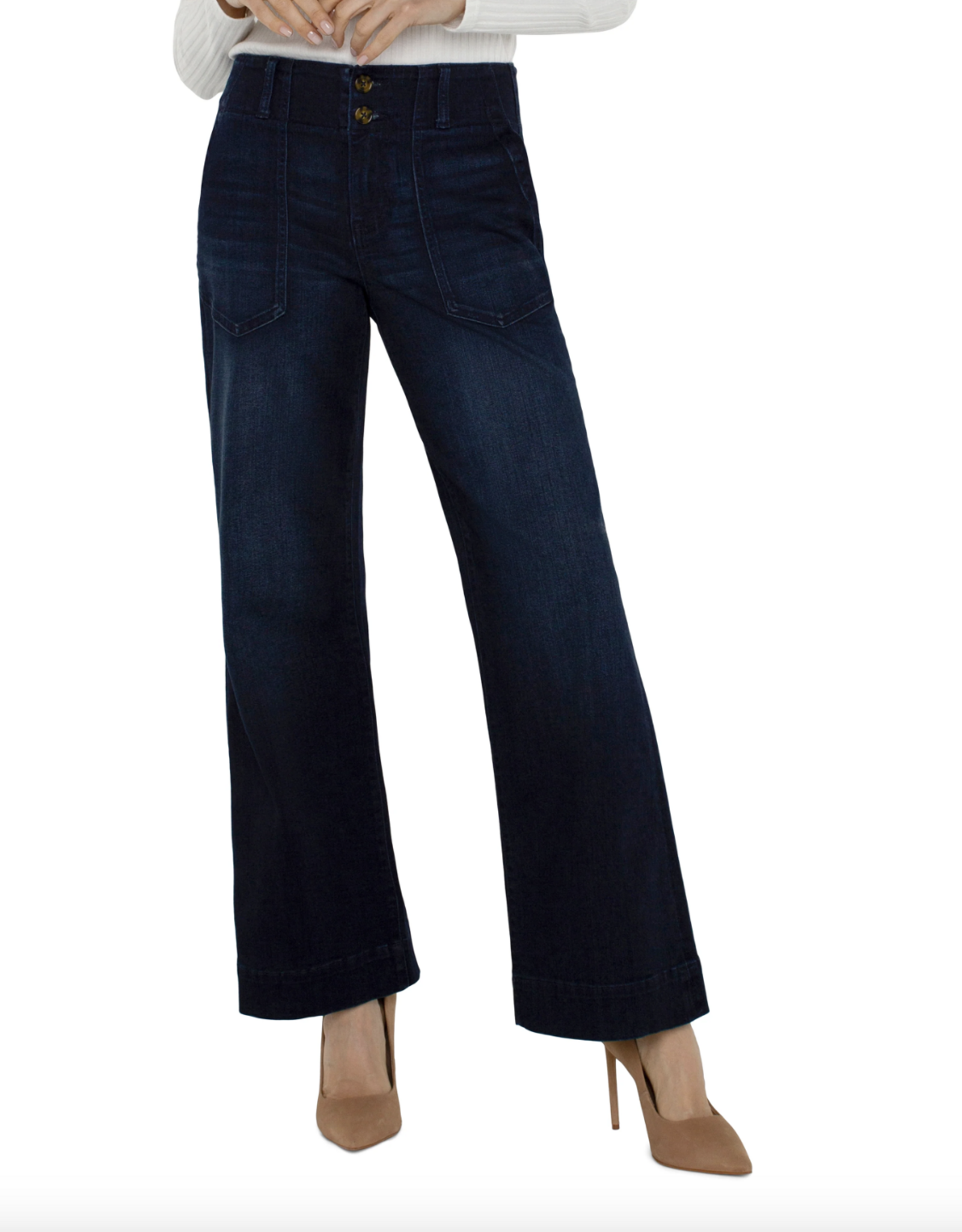 Liverpool Liverpool- LM4122A4  Patch Pocket Wide leg 31" SS26