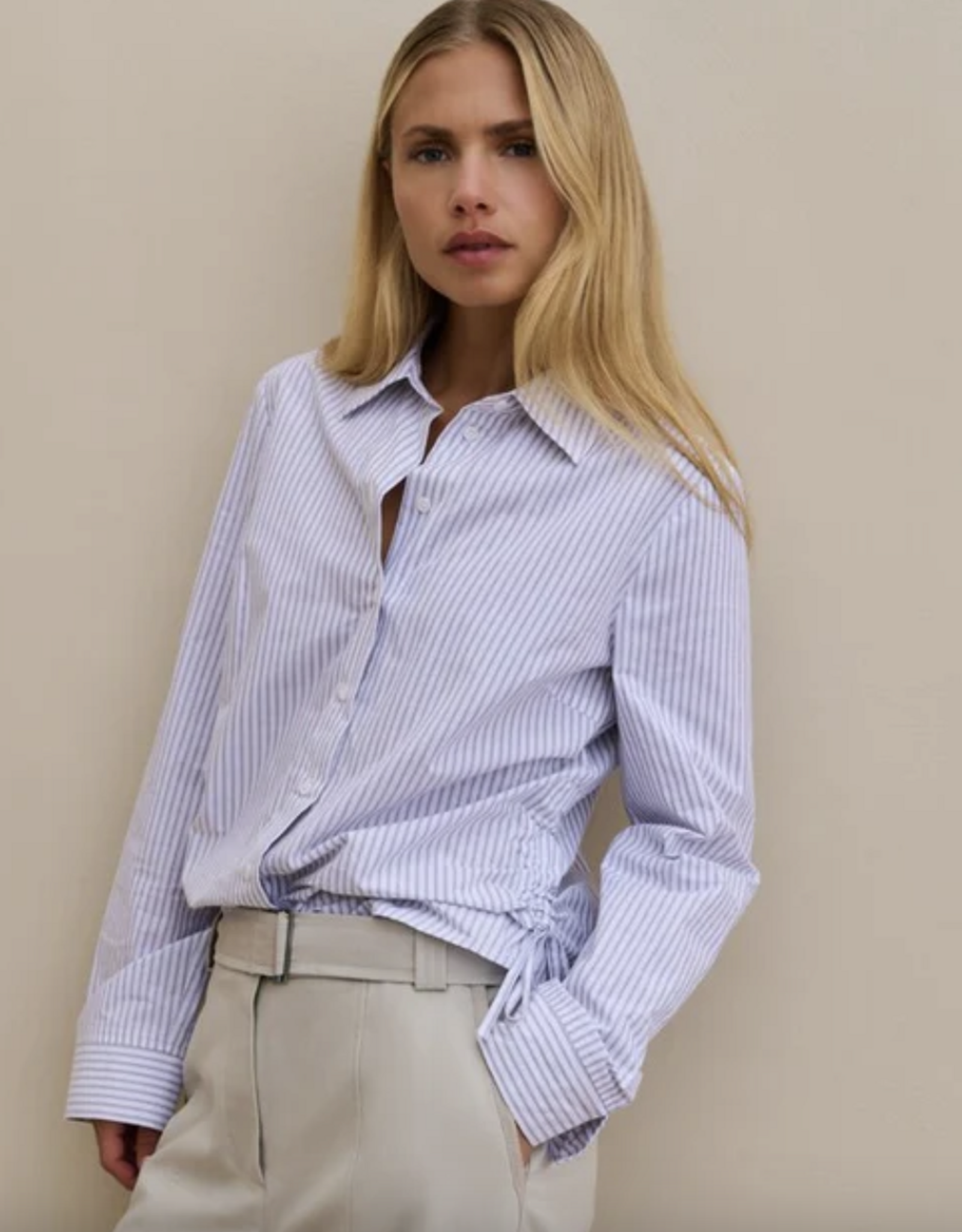 Yaya Yaya - 01201203 fitted blouse with side drawst SS26