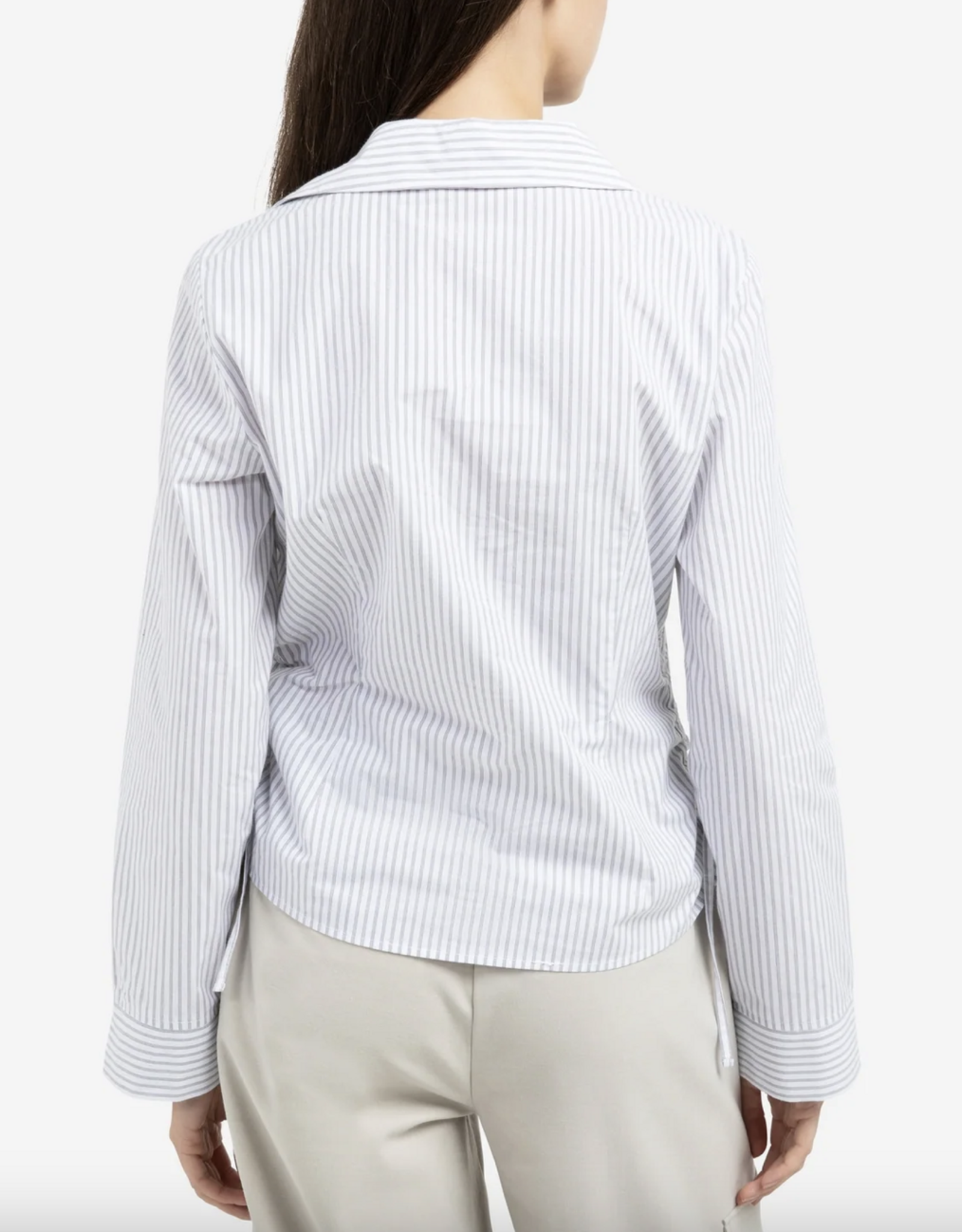 Yaya Yaya - 01201203 fitted blouse with side drawst SS26