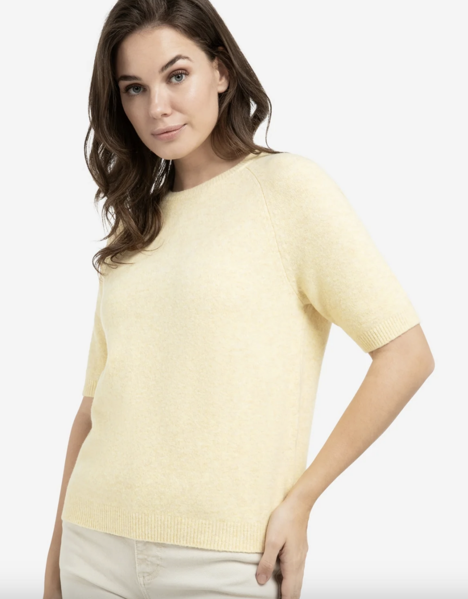 Yaya Yaya - 01000458 Raglan Manches Courtes Chandail SS26