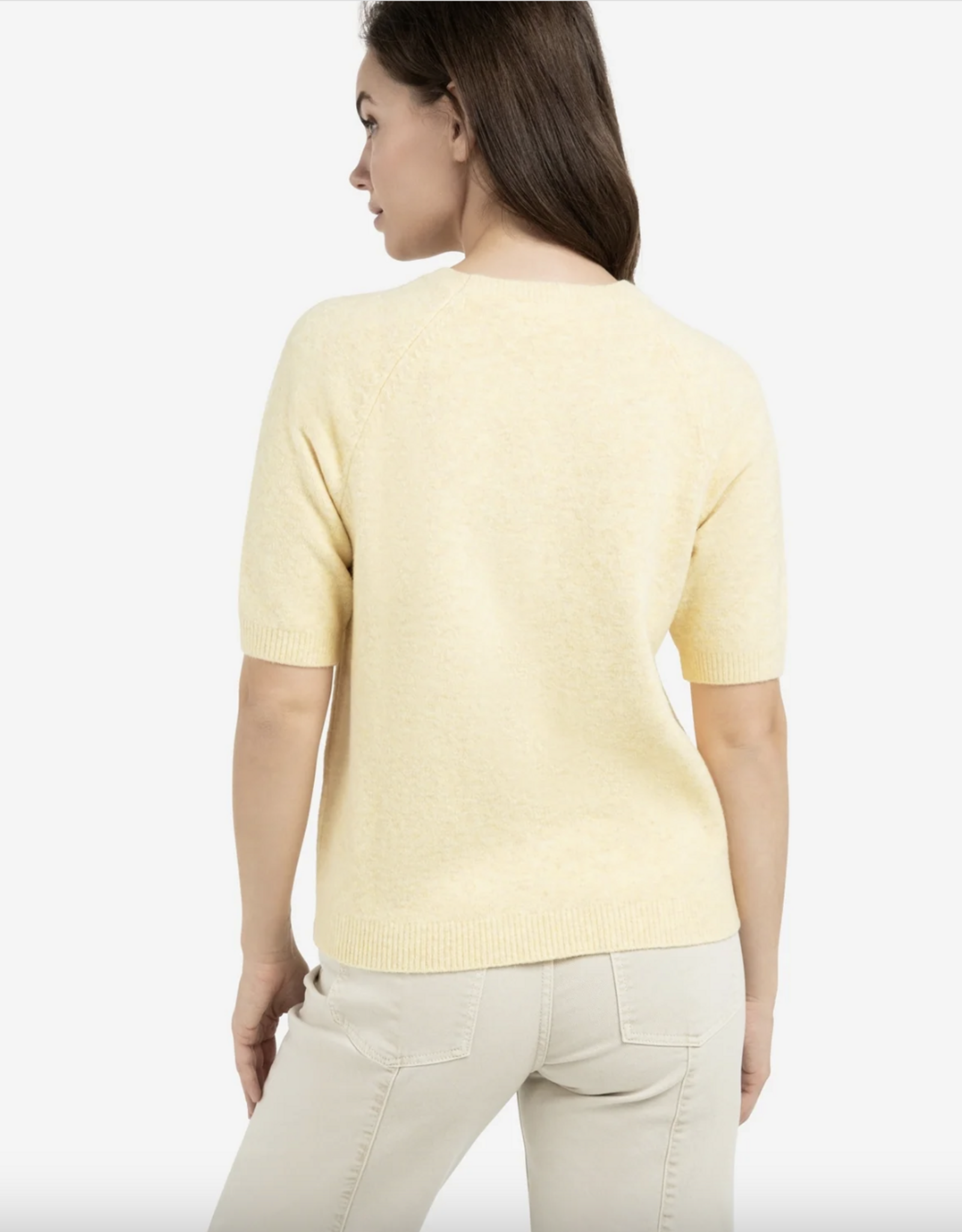 Yaya Yaya - 01000458 Raglan Short Sleeve Sweater SS26