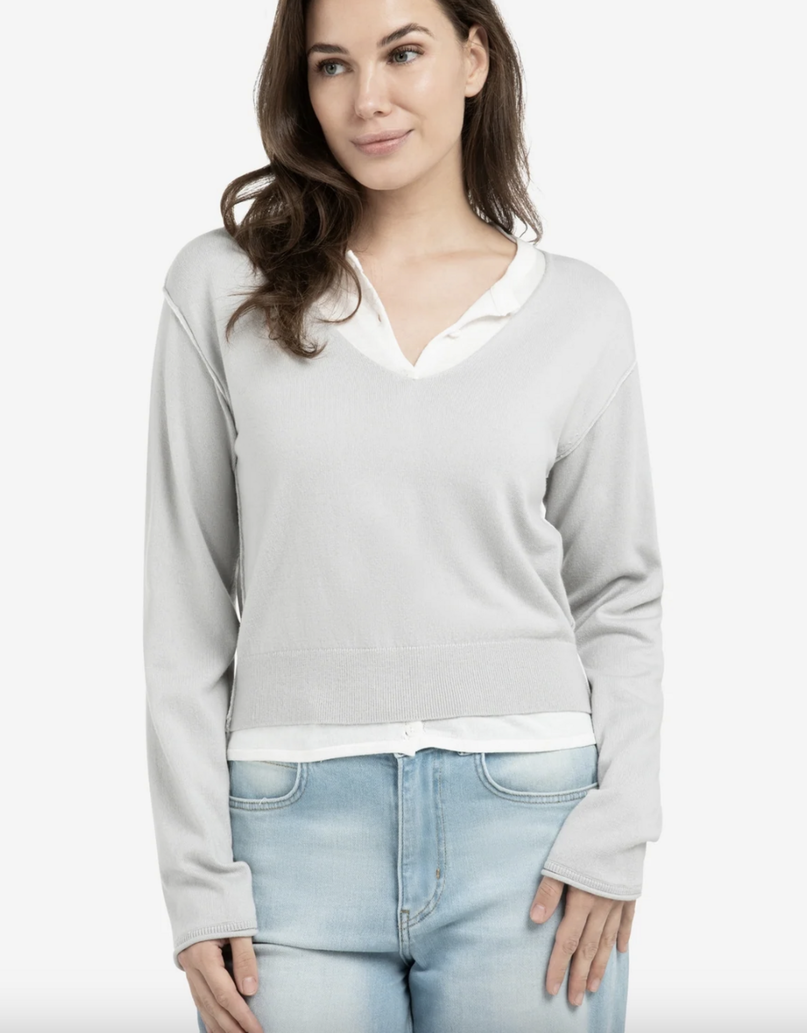 Yaya Yaya - 01000557 Fake Double Layer in Contrast SS26