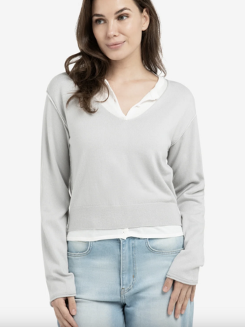 Yaya Yaya - 01000557 Fake Double Layer in Contrast SS26