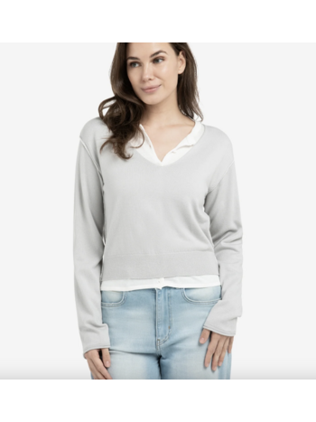 Yaya Yaya - 01000557 Fake Double Layer in Contrast SS26