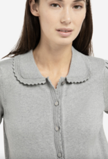 Yaya Yaya - 01010145 Manches Courtes Cardigan With Tex SS26