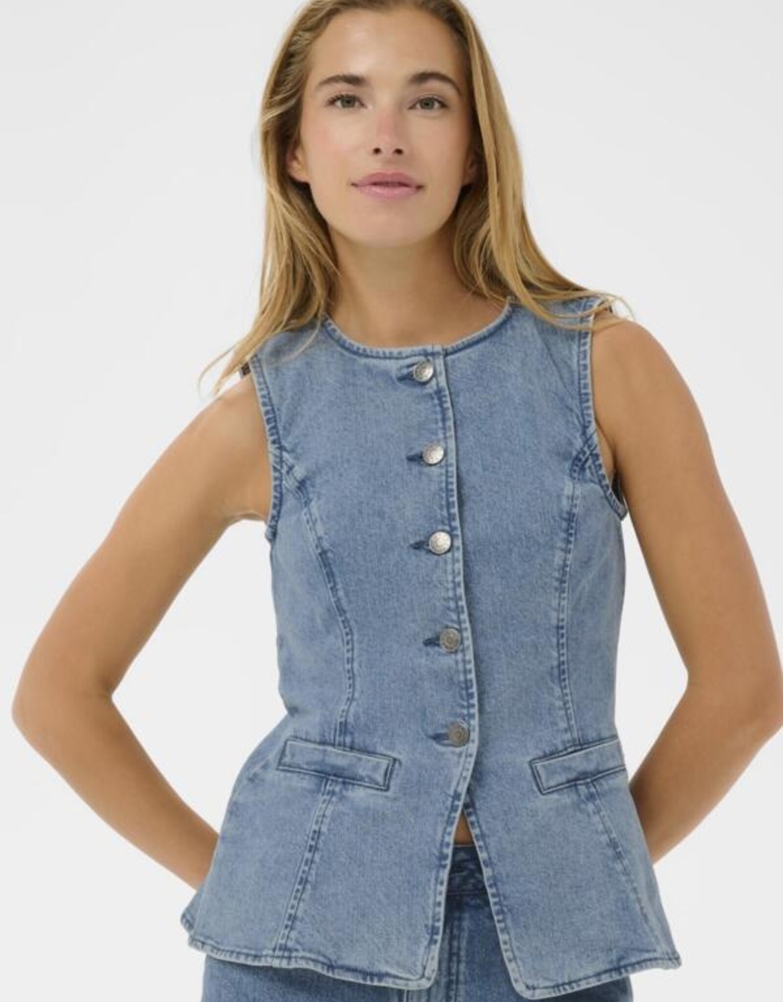 Kaffé Kaffé- Kavallis Denim waistcoat SS26