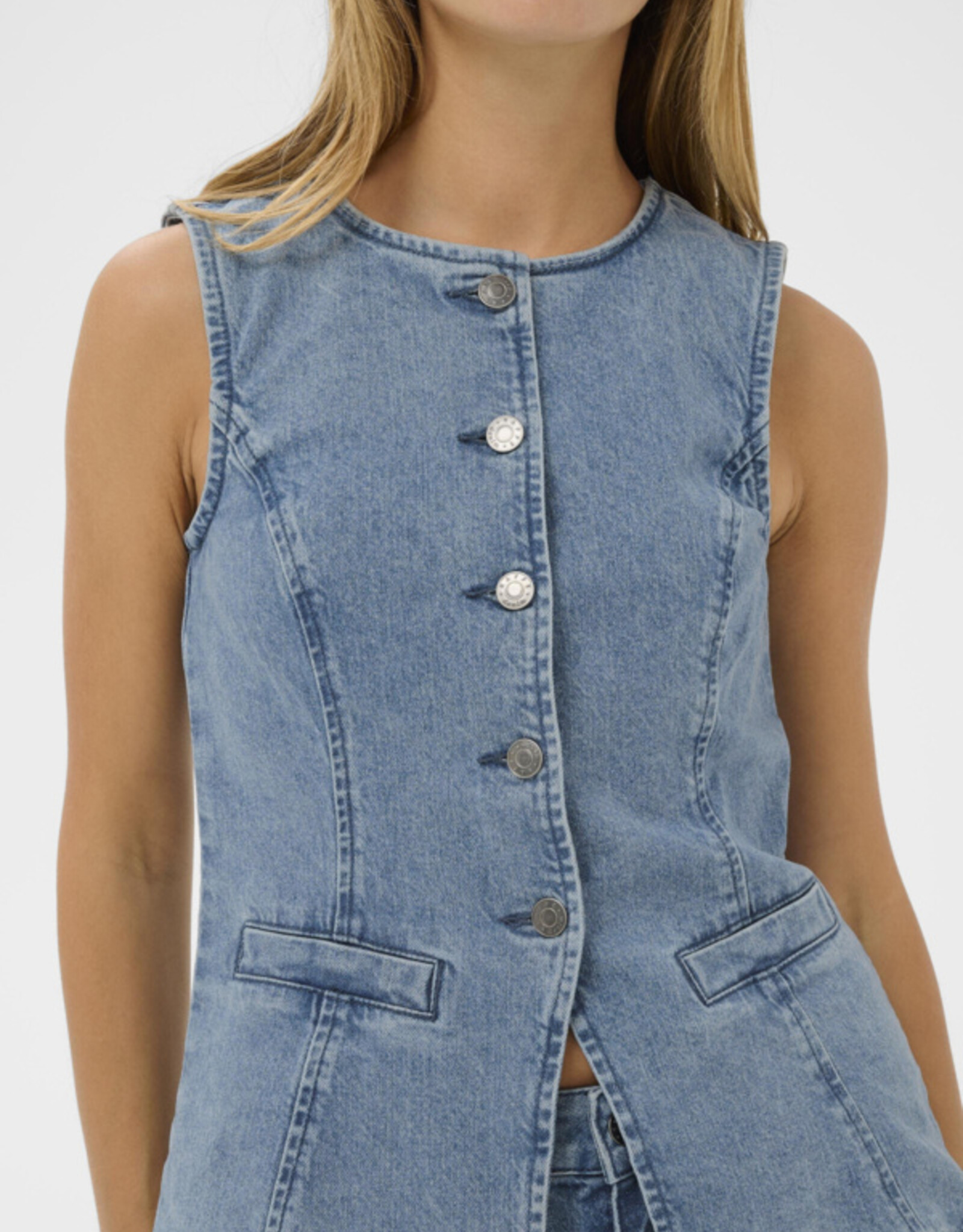 Kaffé Kaffé- Kavallis Denim waistcoat SS26