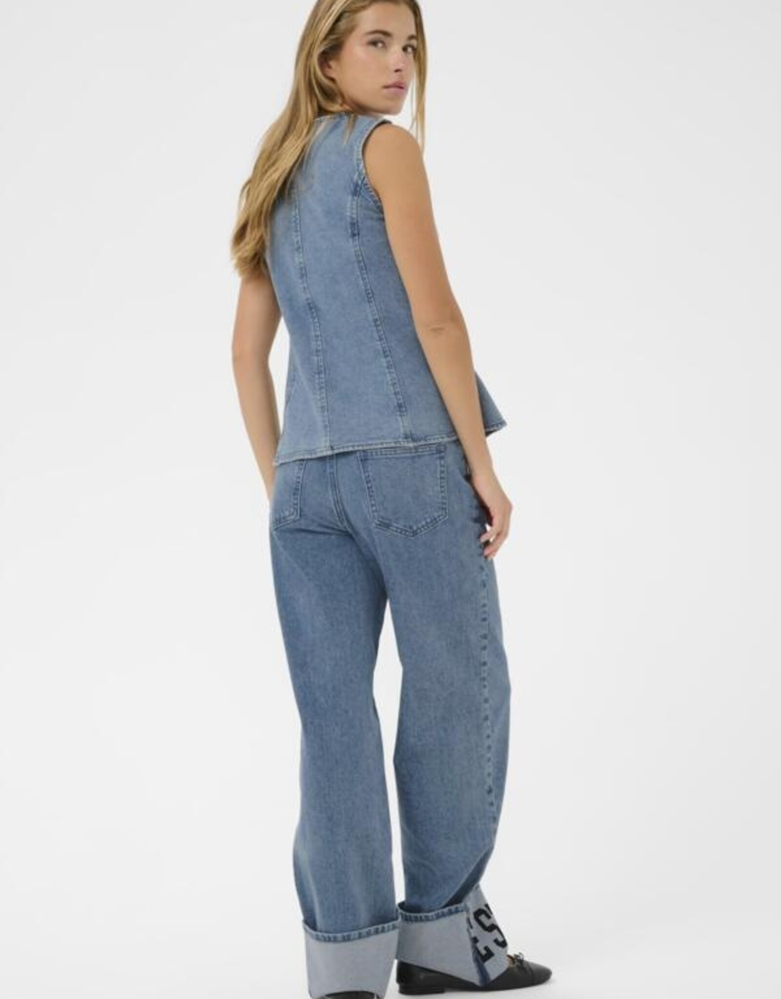 Kaffé Kaffé- Kavallis Denim waistcoat SS26