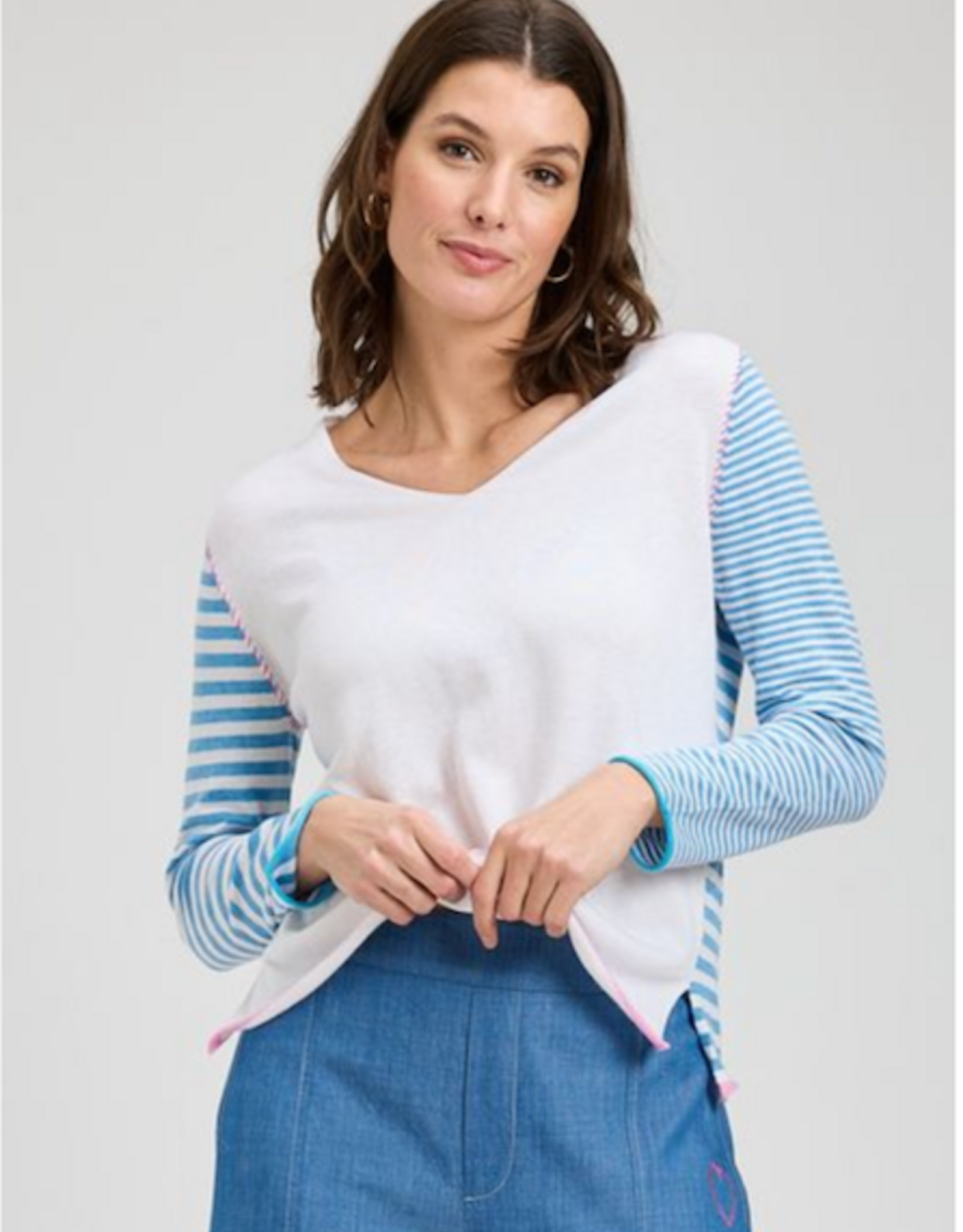 ZAKET & PLOVER Zaket & Plover - ZP8401U v-neck sweater SS26