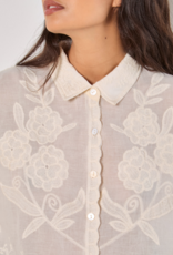 Apricot Apricot - Embroidered Cotton Scallop Shirt SS26