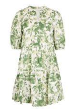 Apricot Apricot - Poplin Short Tiered Babydoll Dress SS26