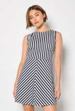 Apricot Apricot - Stripe Fit and Flare Dress SS26