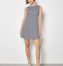 Apricot Apricot - Stripe Fit and Flare Dress SS26