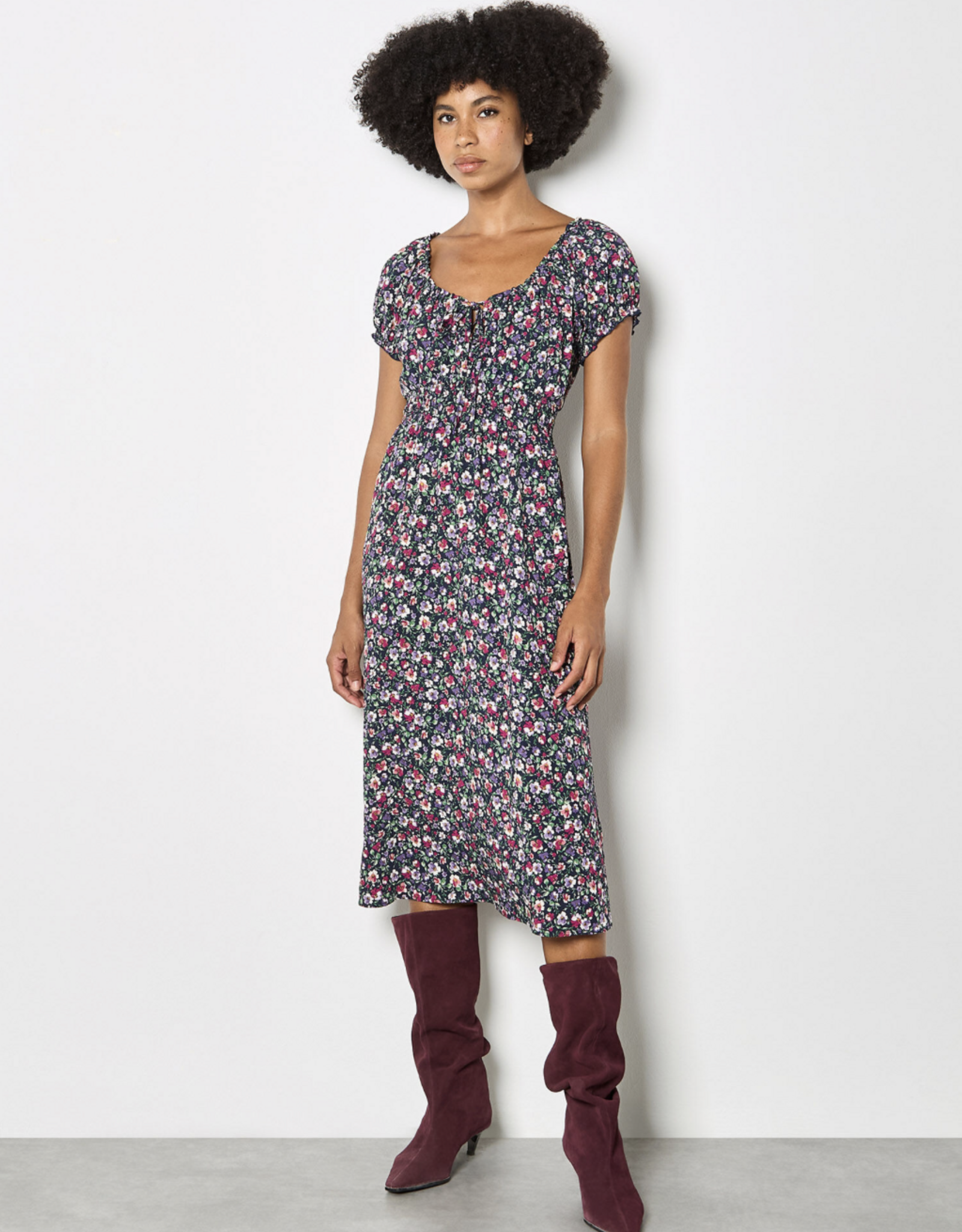 Apricot Apricot - Ditsy Floral Midi Robe SS26