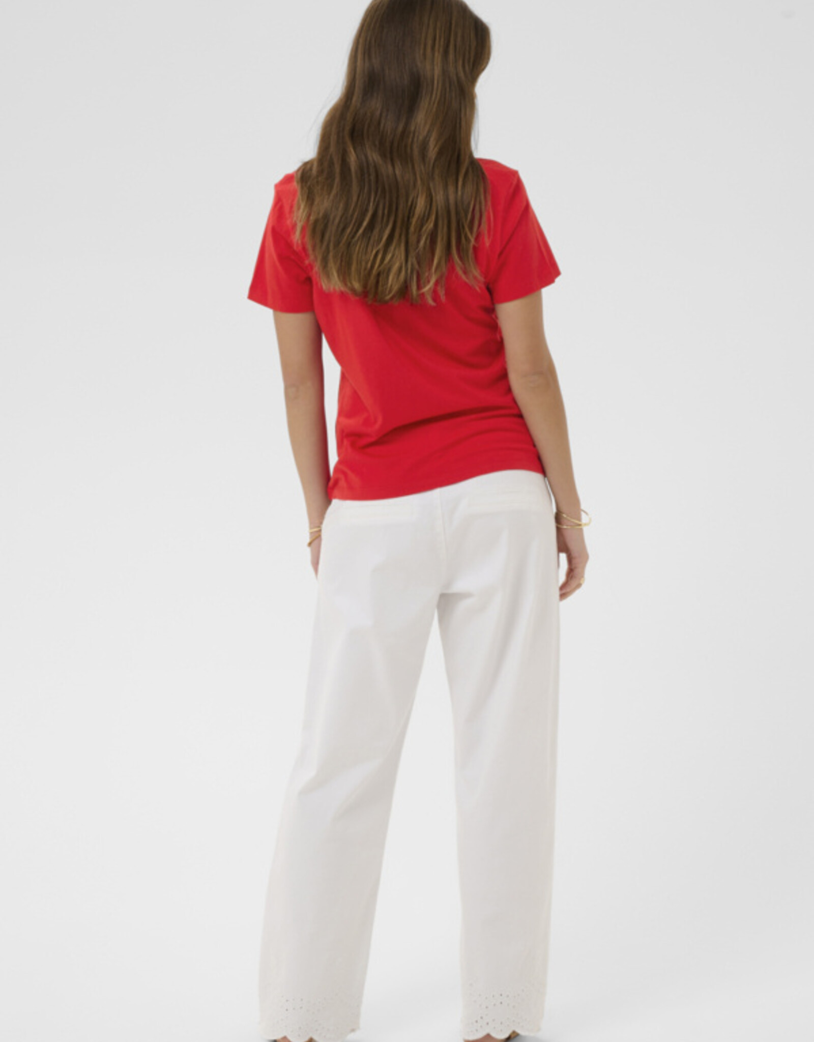 Cream Cream - Naia Tshirt  Chalk SS26