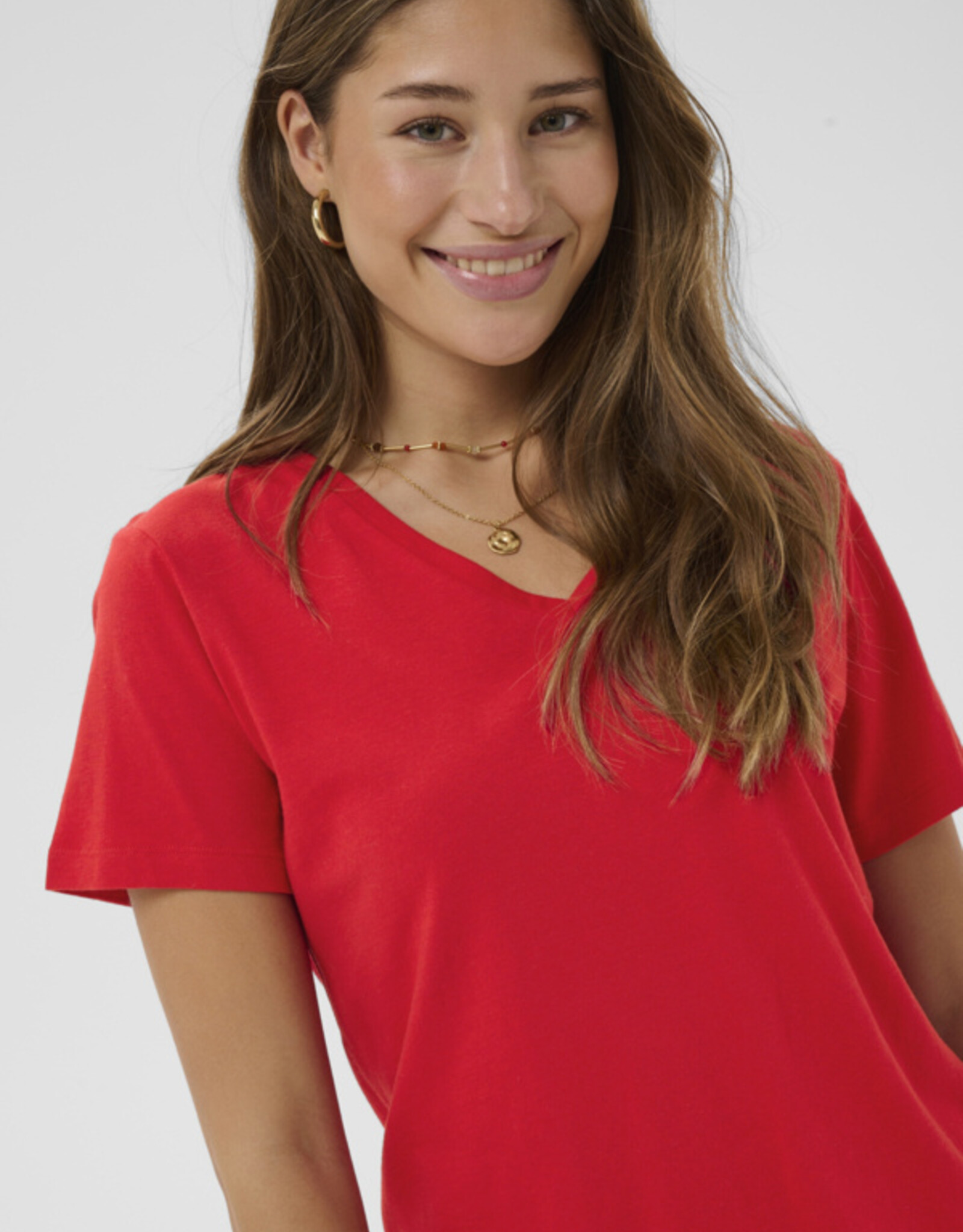 Cream Cream - Naia Tshirt  Chalk SS26