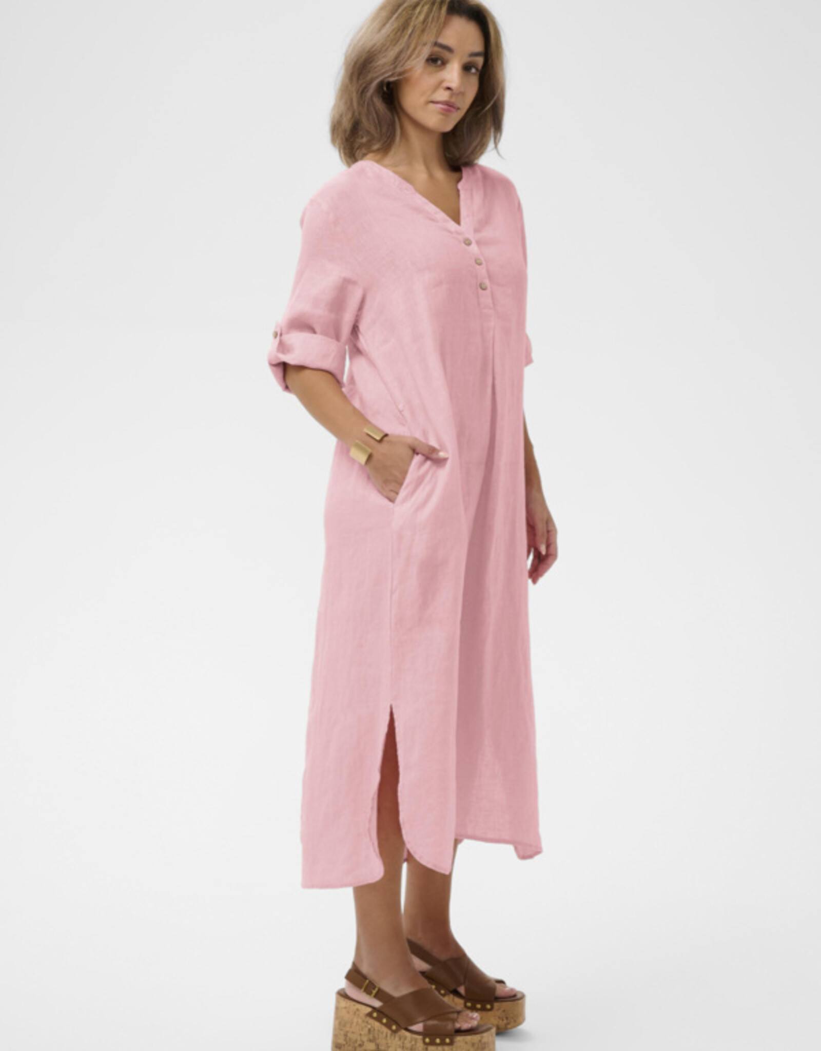 Cream Cream- Crbellis Caftan dress SS26