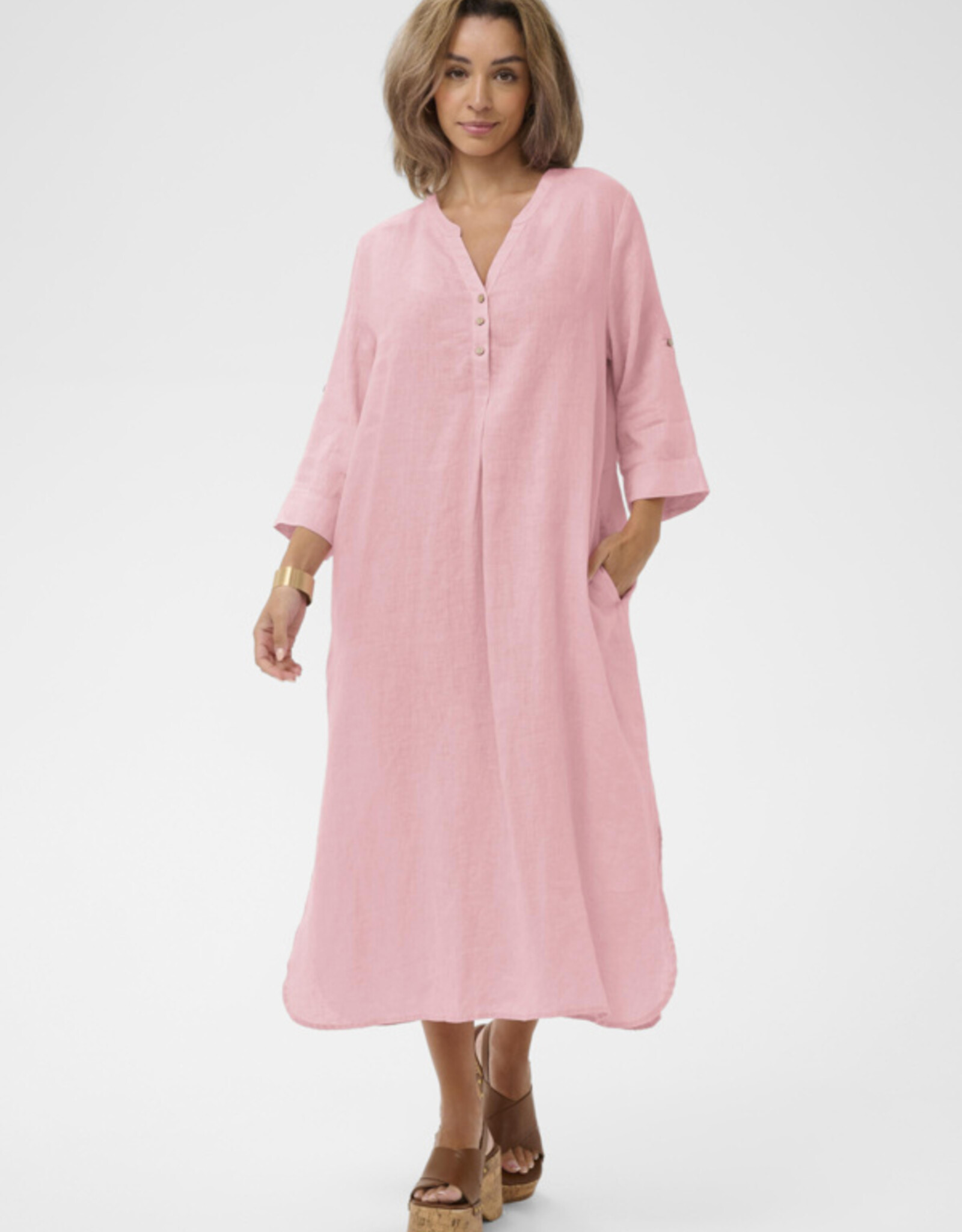 Cream Cream- Crbellis Caftan dress SS26