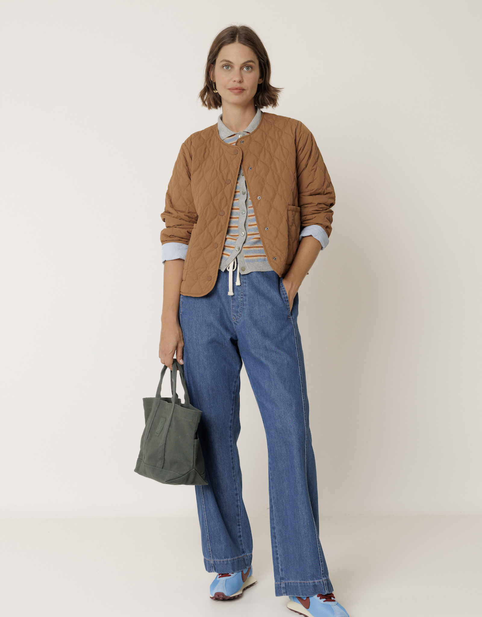 Indi & Cold Indi & Cold - VV26GF610 Reversible Quilted Coat SS26