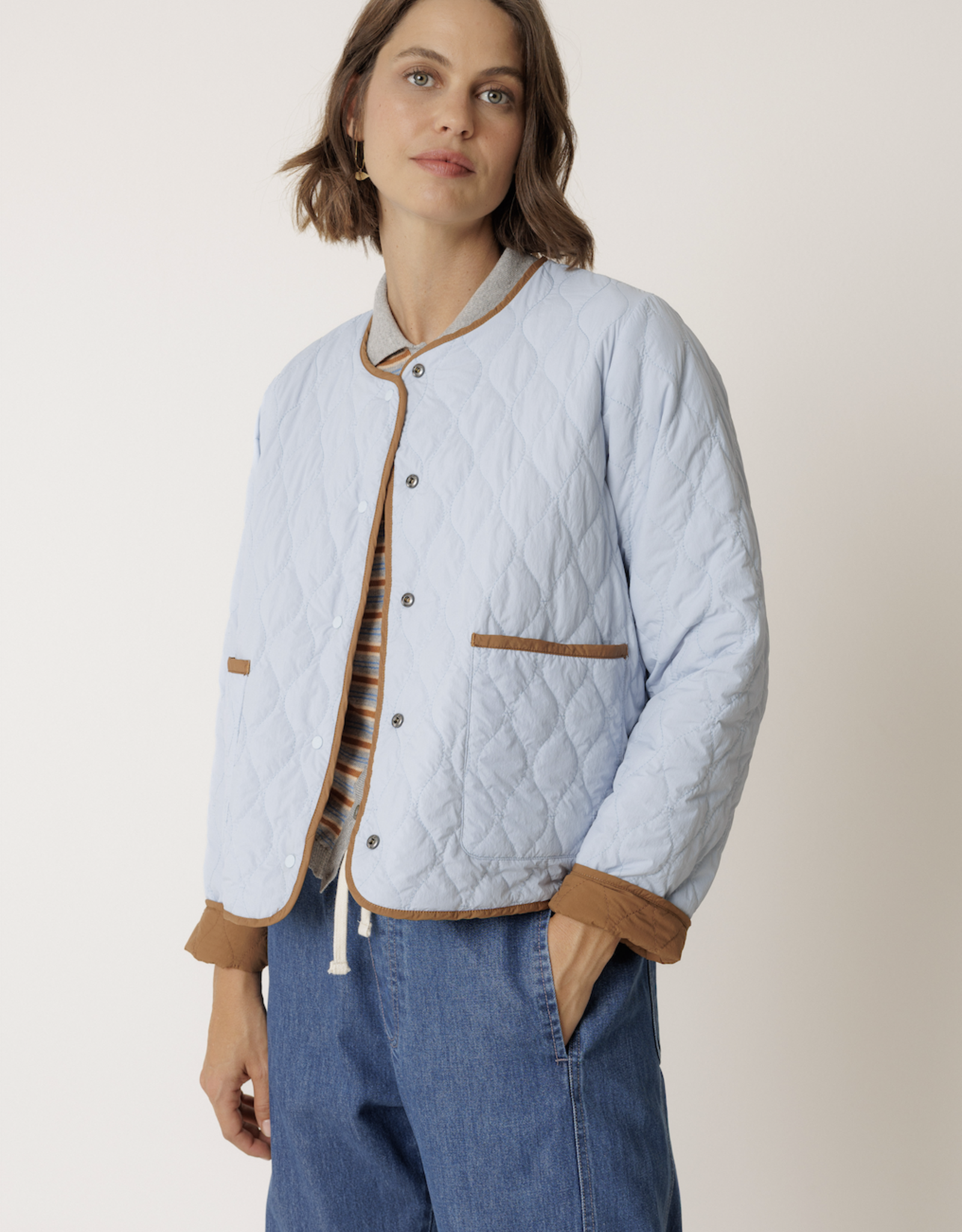 Indi & Cold Indi & Cold - VV26GF610 Reversible Manteau matelassé  SS26