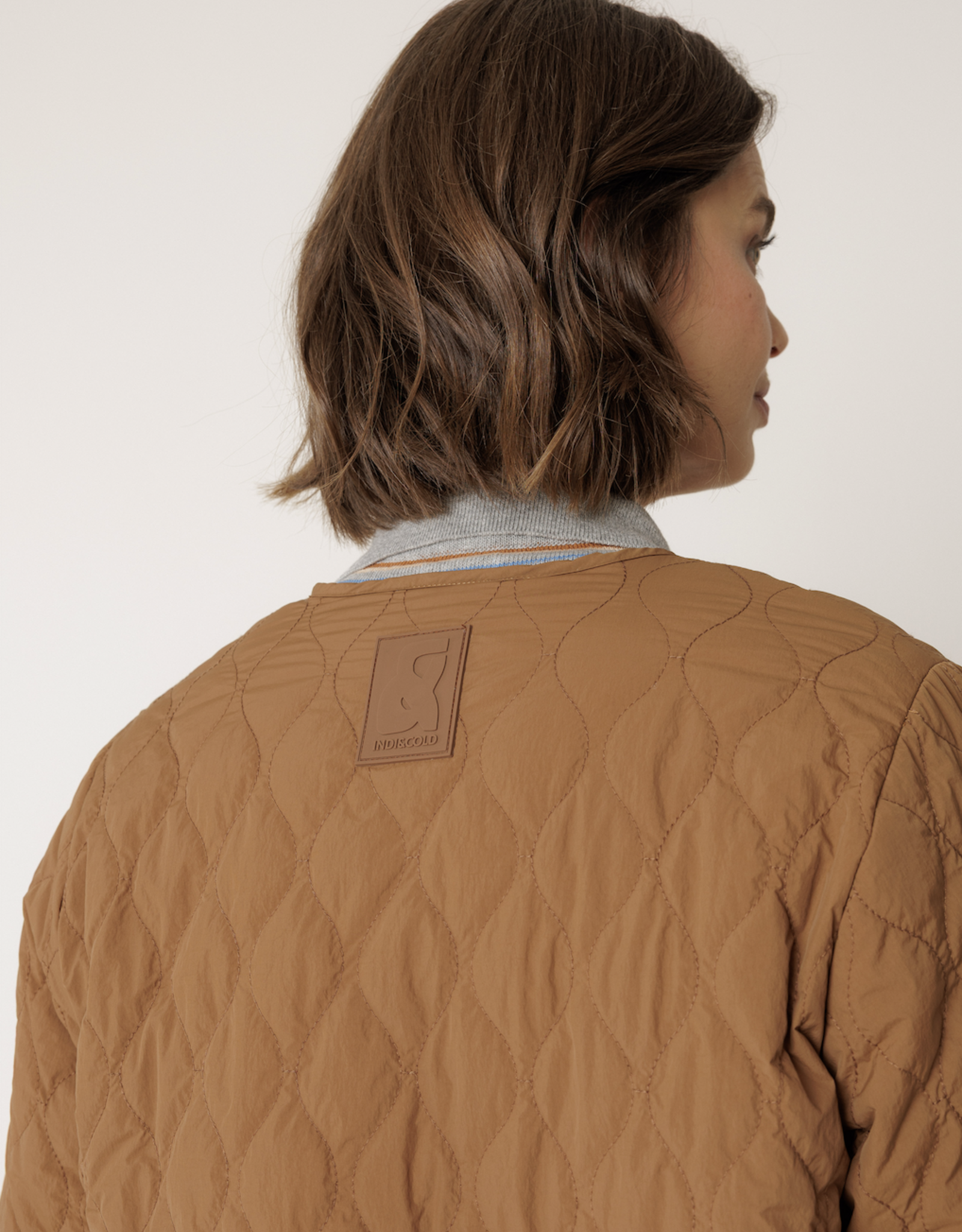 Indi & Cold Indi & Cold - VV26GF610 Reversible Quilted Coat SS26