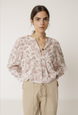 Indi & Cold Indi & Cold - VV26KI131 Hemstitch-Details Blouse SS26