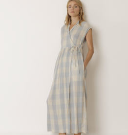 Indi & Cold Indi & Cold - VV26KI150 Crossover Gingham Robe SS26