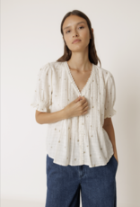 Indi & Cold Indi & Cold - VV26MC125 Short-Sleeved Elastic blouse SS26