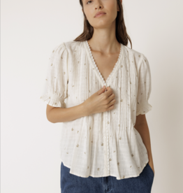 Indi & Cold Indi & Cold - VV26MC125 Short-Sleeved Elastic blouse SS26