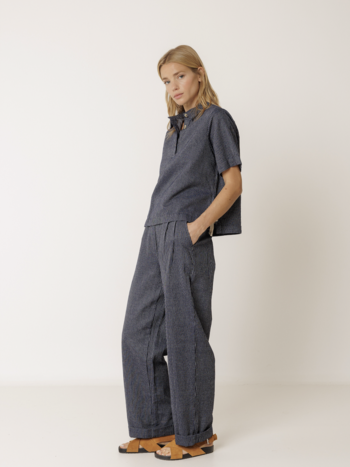 Indi & Cold Indi & Cold - VV26MI272 Chemise Rayée avec cordon