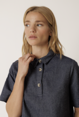 Indi & Cold Indi & Cold - VV26MI272 Striped Shirt with Tie SS26