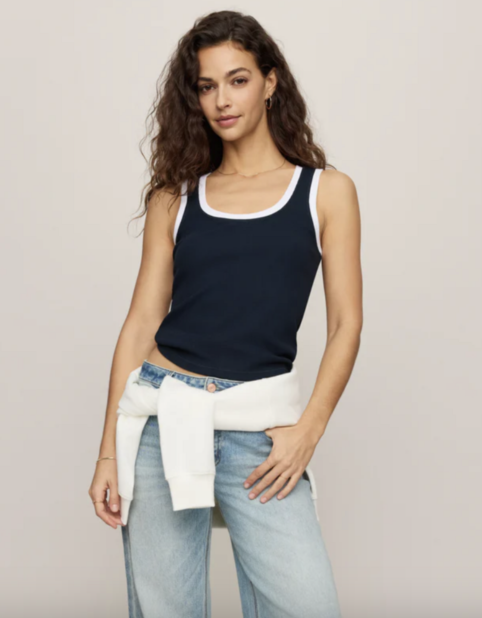 Z Supply Z Supply - Sirena Colorblocked Rib Tank SS26
