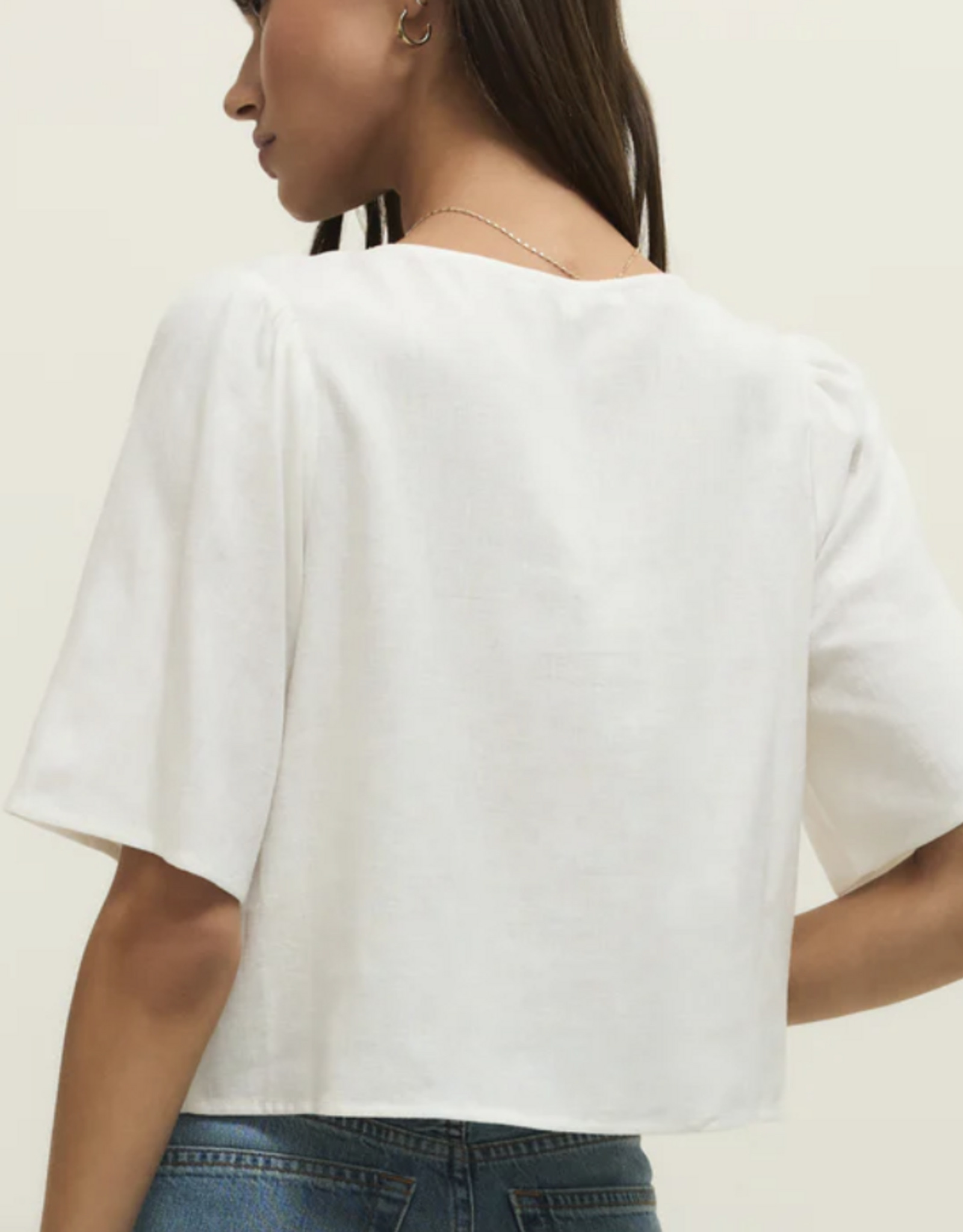 Z Supply Z Supply - La Belle Linen Top SS26