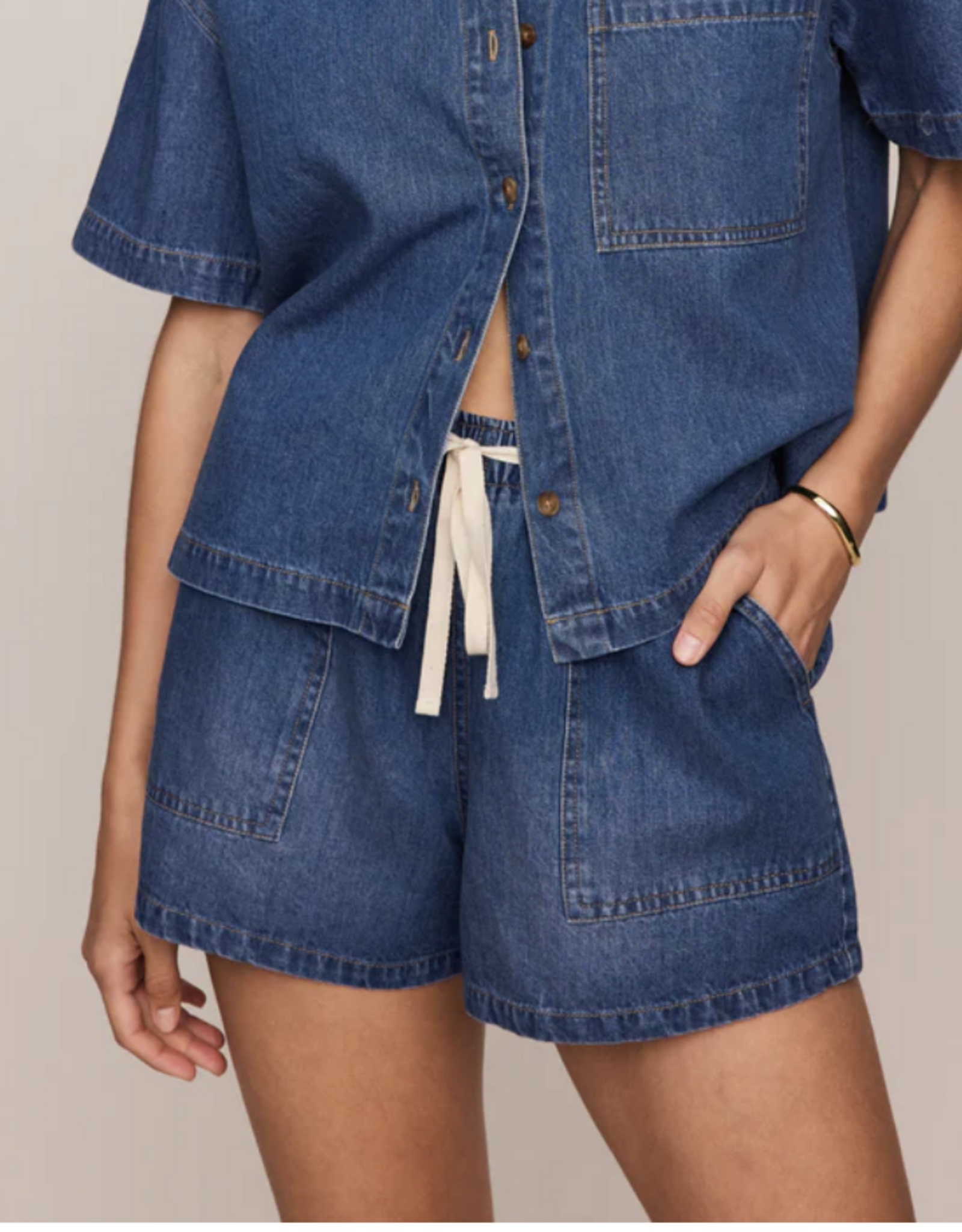 Z Supply Z Supply - Daycation Denim Utility Short SS26