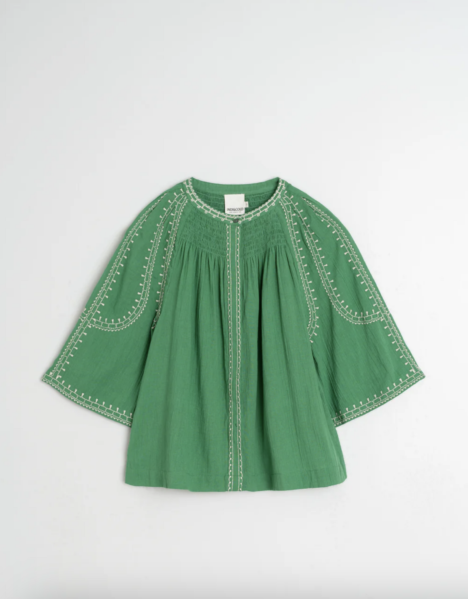 Indi & Cold Indi & Cold  - VV26AD185 Bell-Manches Blouse SS26