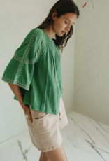 Indi & Cold Indi & Cold  - VV26AD185 Bell-Sleeve Shirt SS26