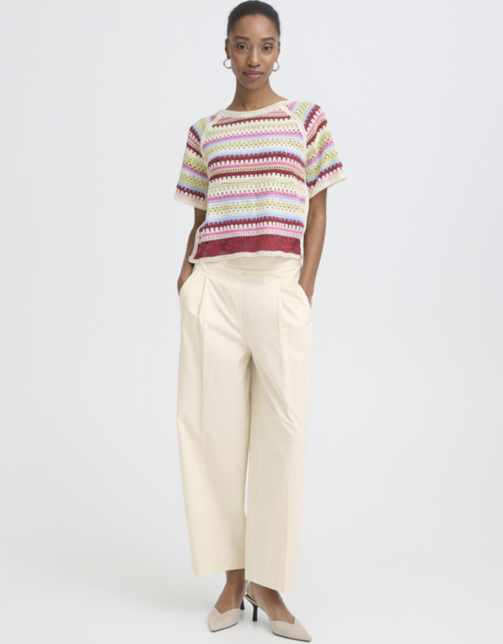 ICHI Ichi- Ihfuni pantalon SS26